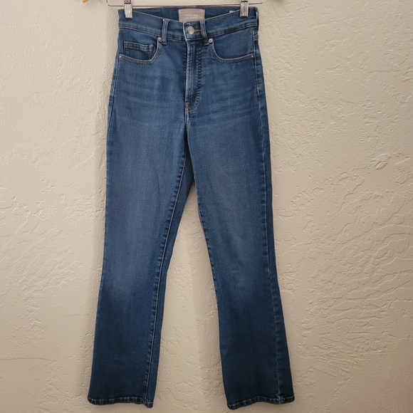 Everlane The Authentic Stretch Slim Boot Cut Jean Size 23 - Picture 1 of 8